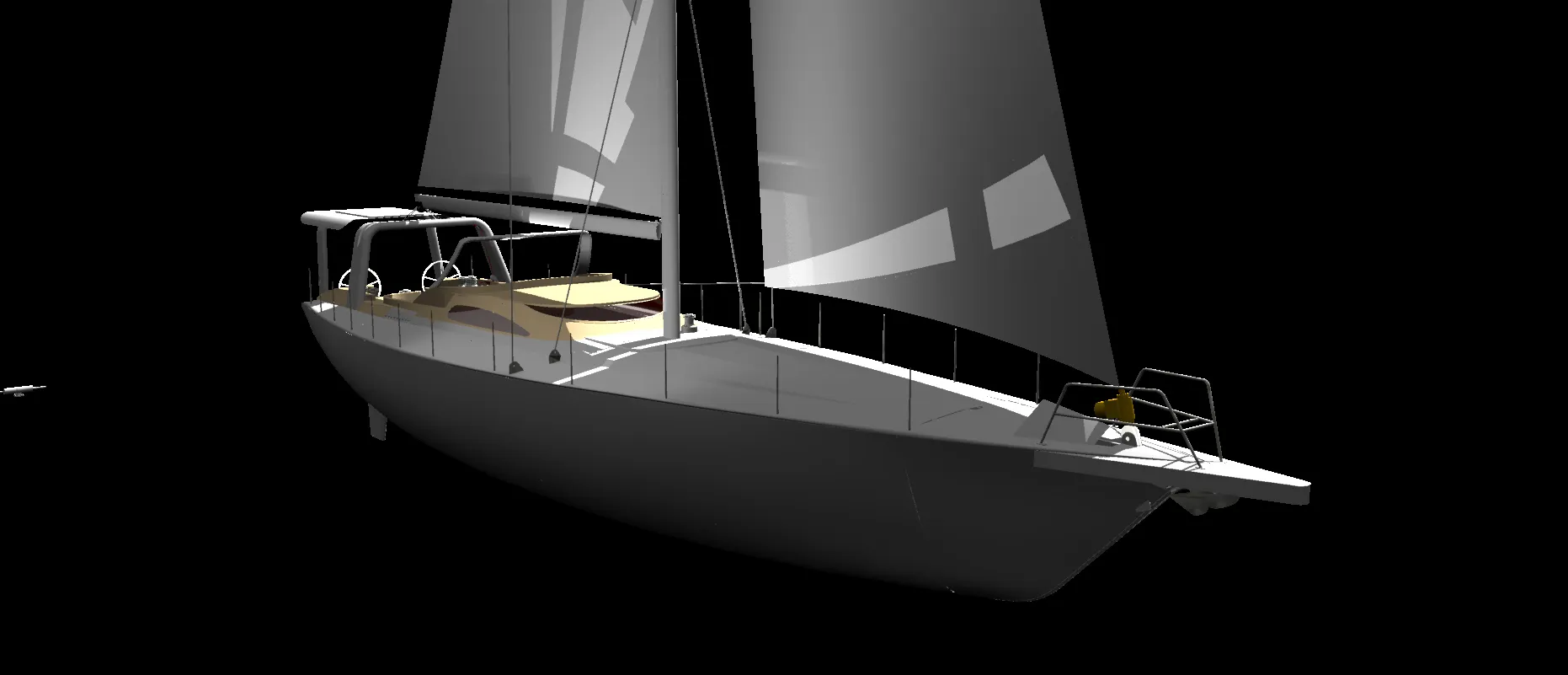 Étude et Fabrication Monocoque 80'